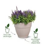 vibia campana rond 47cm blanc soie